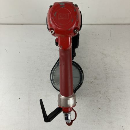 ЗЗ MAX マックス 65mm 高圧 エア釘打ち機 取説 ケース付 HN-65Z1 レッド