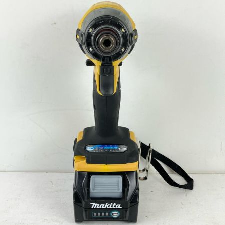 ЗЗ MAKITA マキタ 40v 充電式インパクトドライバ 充電器 バッテリー×2 ケース付 TD002G フレッシュエイエロー