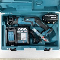 ЗЗ MAKITA マキタ 18v 充電式レシプロソー バッテリーx1 充電器 ケース付 JR184D ブルー Bランク