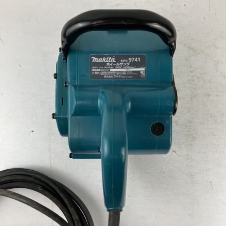 ЗЗ MAKITA マキタ 100v ホイールサンダ 9741 ブルー