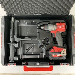 ЗЗ Milwaukee 18v 振動ドリル バッテリーx1 ハンドル ケース付 M18FPD2 レッド Bランク