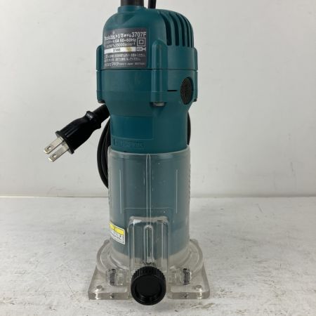 ЗЗ MAKITA マキタ 100v トリマー ガイド スパナ付 3707F ブルー