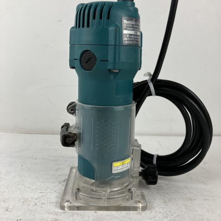 ЗЗ MAKITA マキタ 100v トリマー ガイド スパナ付 3707F ブルー