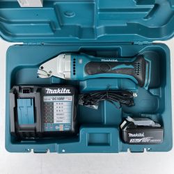 ЗЗ MAKITA マキタ 18v 充電式ストレートシャー バッテリーx1 充電器 ケース付 JS161D ブルー Bランク