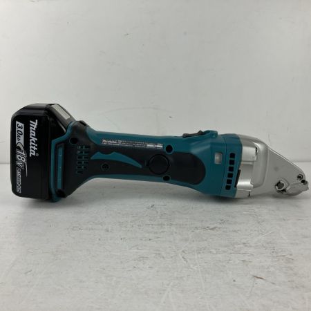ЗЗ MAKITA マキタ 18v 充電式ストレートシャー バッテリーx1 充電器 ケース付 JS161D ブルー