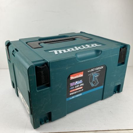 ЗЗ MAKITA マキタ 14.4v 18v 充電式全ネジカッタ バッテリーx2 ケース付 ※充電器無し SC102D ブルー