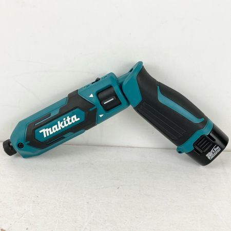 ЗЗ MAKITA マキタ 7.2v 充電式インパクトドライバ 充電器 バッテリー×2 ケース付 TD022D ブルー
