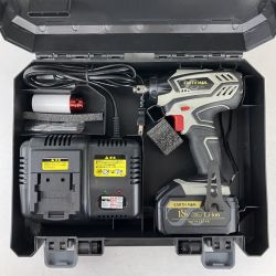 ЗЗ EARTH MAN アースマン 18v 12.7mm インパクトレンチ バッテリーx1 充電器 ケース付 IW-180LiB ブラック×グレー Bランク