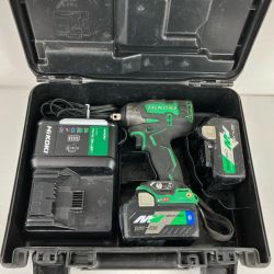 ЗЗ HiKOKI ハイコーキ 36v 充電式インパクトレンチ 充電器 バッテリー×2 ケース付 WR36DC グリーン Cランク