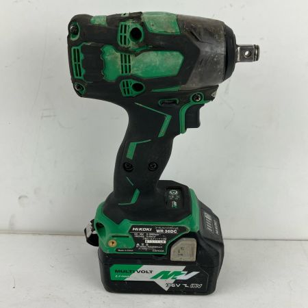 ЗЗ HiKOKI ハイコーキ 36v 充電式インパクトレンチ 充電器 バッテリー×2 ケース付 WR36DC グリーン