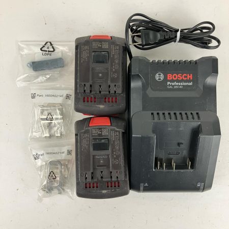 ЗЗ BOSCH ボッシュ 18v インパクトドライバ ドライバドリル 充電器 バッテリー×2 ケース付 GDX18V-200/GSR18V-55 ネイビー