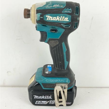ЗЗ MAKITA マキタ 18v 充電式インパクトドライバ 充電器 バッテリー×1 ケース付 TD172D ブルー