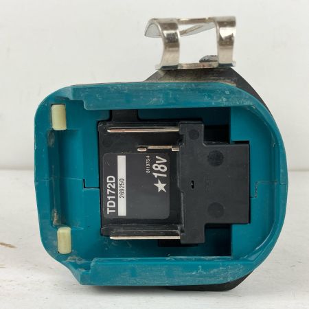 ЗЗ MAKITA マキタ 18v 充電式インパクトドライバ 充電器 バッテリー×1 ケース付 TD172D ブルー