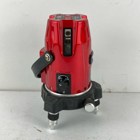 ЗЗ MAX マックス 単三電池×4 赤レーザー レーザー墨出し器 受光器 三脚 ケース付 ※校正歴不明 LA-505 レッド
