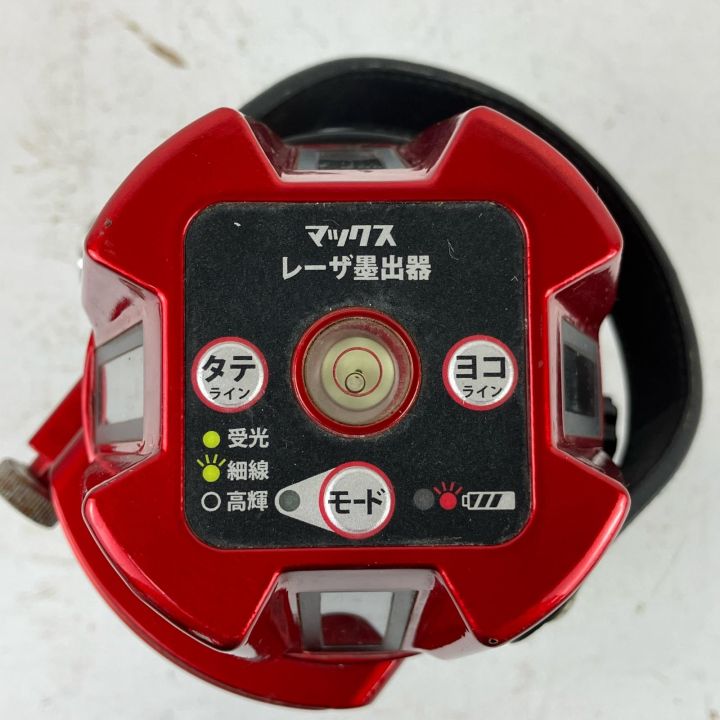 ЗЗ MAX マックス 単三電池×4 赤レーザー レーザー墨出し器 受光器 三脚