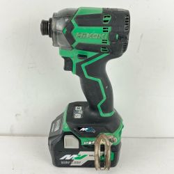 ЗЗ HiKOKI ハイコーキ 36v 充電式インパクトドライバ バッテリー×1付 ※充電器なし WH36DC グリーン×ブラック Cランク