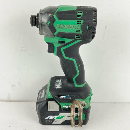 ЗЗ HiKOKI ハイコーキ 36v 充電式インパクトドライバ バッテリー×1付 ※充電器なし WH36DC グリーン×ブラック