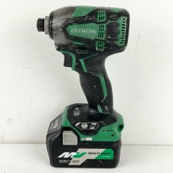 ЗЗ HITACHI 日立 36v 充電式インパクトドライバ バッテリー×1付 ※充電器なし WH36DA グリーン×ブラック Cランク