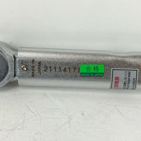 ЗЗ KANON (4) 9.5mm トルクレンチ 合格書 取説 外箱付 N50QLK シルバー