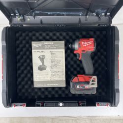 ЗЗ Milwaukee ミルウォーキー 18v インパクトドライバ バッテリーx1 取説 ケース付 ※充電器無し M18FID2 Cランク