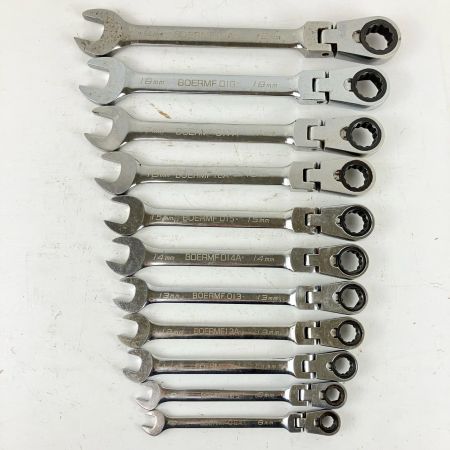 ЗЗ Blue Point 8-19ｍｍ ラチェットコンビネーションレンチ 12本セット BOERMF08A/BOERMF09A/BOERMF10A/BOERMF11A/BOERMF12A/BOERMF13A/BOERMF14A/BOERM