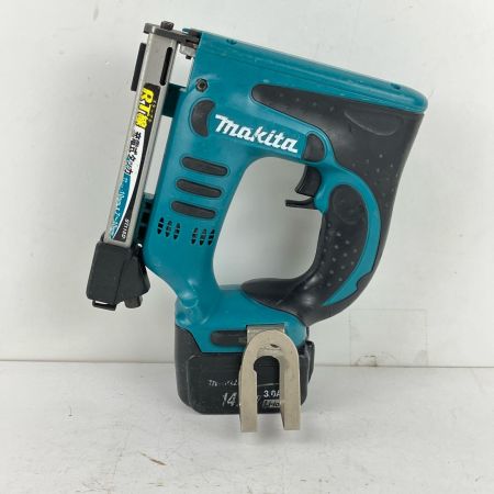 ЗЗ MAKITA マキタ 10mm 14.4v 充電式タッカ バッテリー×1付 ST110D ブルー