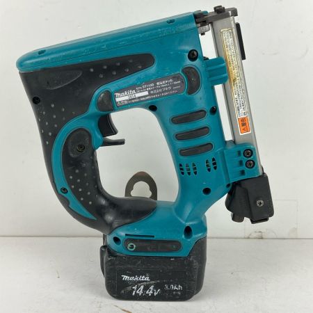 ЗЗ MAKITA マキタ 10mm 14.4v 充電式タッカ バッテリー×1付 ST110D ブルー