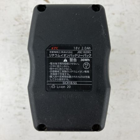 ЗЗ KTC ケーティーシー 18v コードレスグリースガン バッテリーx1 充電器付 JAE911 ブラック