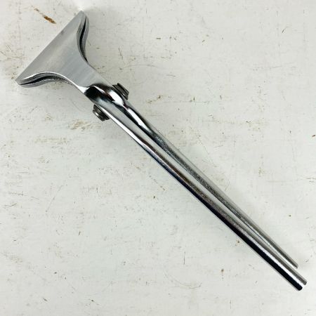 ЗЗ 盛光 75mm クロームメッキ 掴箸 全長265ｍｍ TKMK-0075 シルバー