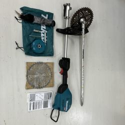 ЗЗ MAKITA マキタ 40v 充電式スプリットモーター 刈払アタッチメント 収納バッグ付 MUX01G ブルー Cランク