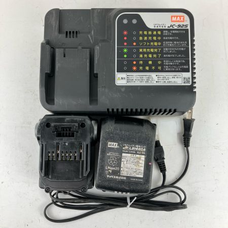 ЗЗ MAX マックス 14.4v 鉄筋結束機 リバータイヤ 充電器 バッテリー×2 ケース付 RB-399A レッドｘブラック