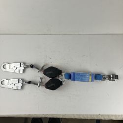 ЗЗ 藤井電工 ツヨロン コルトリトラ ツインランヤード THL-2-CR1012-33KS-2FL62-2R23-BX ブルー×レッド×ブラック Sランク