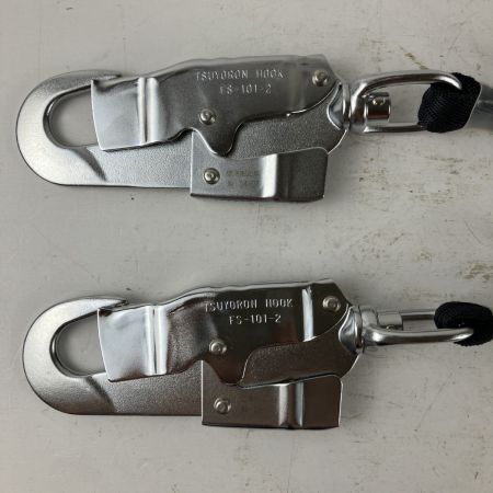 ЗЗ 藤井電工 ツヨロン コルトリトラ ツインランヤード THL-2-CR1012-33KS-2FL62-2R23-BX ブルー×レッド×ブラック