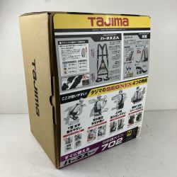 ЗЗ TAJIMA タジマ フルハーネス型安全帯 蛇腹ダブルランヤード Mサイズ セグネス702 SEGNES702M ブラック Sランク