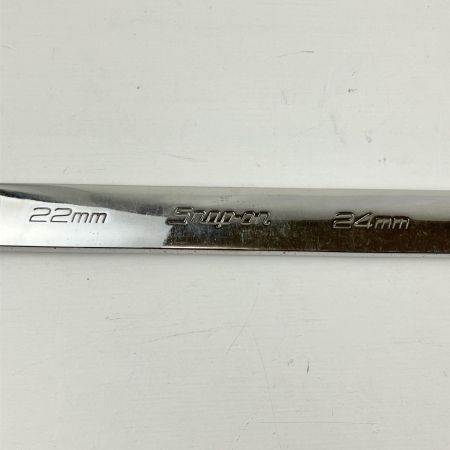 ЗЗ Snap-on スナップオン 22/24ｍｍ ロングストレートメガネレンチ 本体のみ XDHFM2224 シルバー