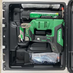 ЗЗ HiKOKI ハイコーキ 36v 40mm コードレス仕上釘打機 バッテリーx1 ケース付 ※充電器無し NT3640DA グリーン×ブラック Bランク
