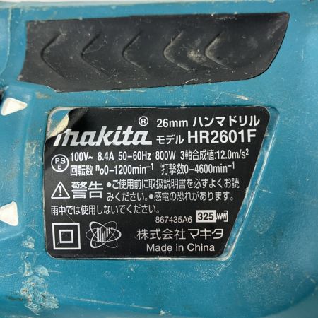ЗЗ MAKITA マキタ 100v 26mm ハンマドリル HR2601F ブルー
