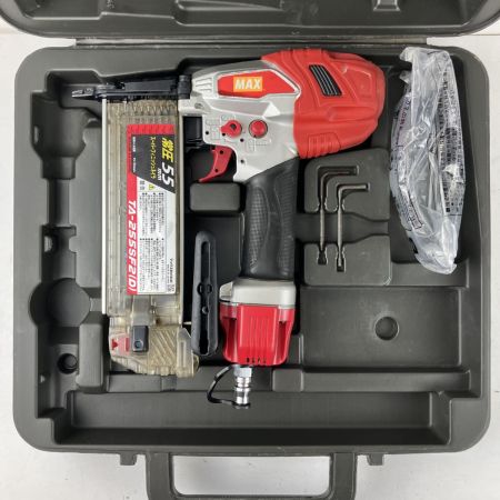 ЗЗ MAX マックス 55mm 常圧 フィニッシュネイラ ケース付 TA-255SF2(D) レッド