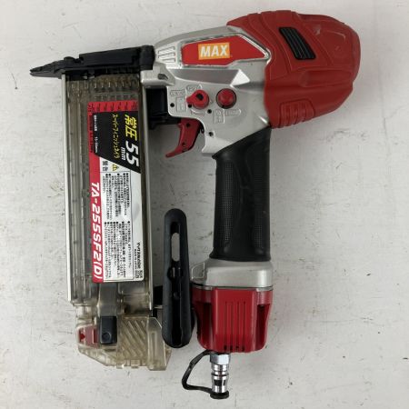 ЗЗ MAX マックス 55mm 常圧 フィニッシュネイラ ケース付 TA-255SF2(D) レッド