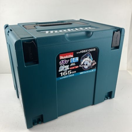 ЗЗ MAKITA マキタ 18v 165mm 充電式丸のこ バッテリーx2 充電器 ケース付 HS631DGXS ブルー