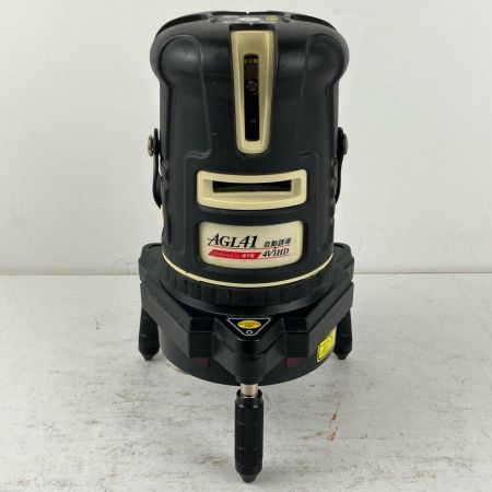 ЗЗ STS 単三電池×4 赤色レーザー レーザー墨出し器 受光器 ケース付 AGL41 ブラック