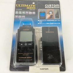 ЗЗ CUSTOM デジタル水分計 周囲温度測定機能付き アルティメットシリーズ 取説付 MM-02U ブラック Sランク