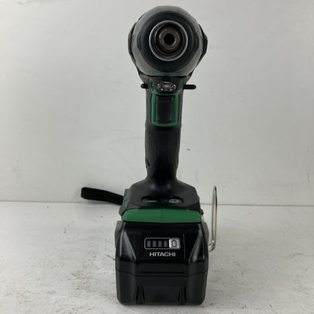 ЗЗ HITACHI 日立 36v インパクトドライバ バッテリーx2 充電器 ケース付 WH36DA グリーン×ブラック