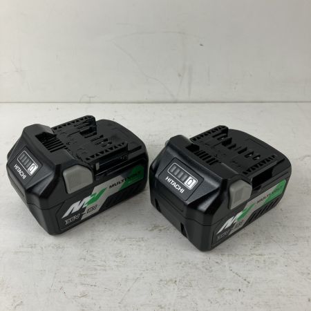 ЗЗ HITACHI 日立 36v インパクトドライバ バッテリーx2 充電器 ケース付 WH36DA グリーン×ブラック