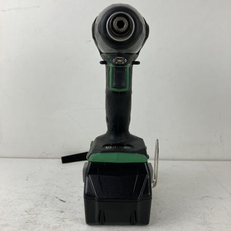 ЗЗ HITACHI 日立 18v インパクトドライバ バッテリーx2 充電器 ケース付 WH18DDL2 グリーン×ブラック