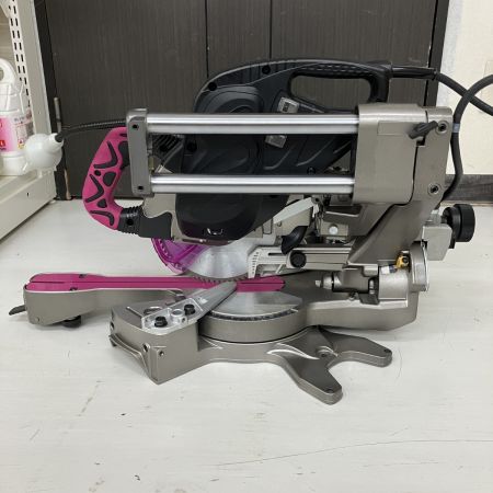 ЗЗ HITACHI 日立 100v 190mm スライド丸のこ ダストバッグ 取説付 C7RSHC ピンク×ブラック