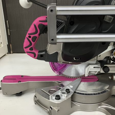 ЗЗ HITACHI 日立 100v 190mm スライド丸のこ ダストバッグ 取説付 C7RSHC ピンク×ブラック