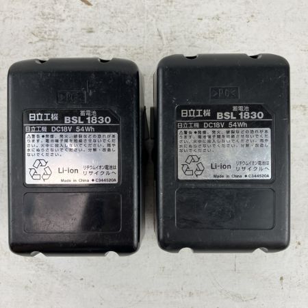 ЗЗ HITACHI 日立 18v 400mm コードレス植木バリカン バッテリーx2 充電器付 FCH18DSL ホワイト×ブルー