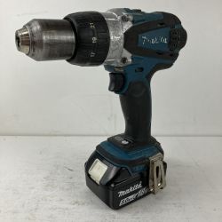 ЗЗ MAKITA マキタ 18v 充電式震動ドライバドリル バッテリーx1付 ※充電器無し HP458D ブルー Cランク