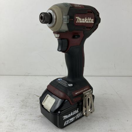 ЗЗ MAKITA マキタ 18v インパクトドライバ バッテリーx1 充電器 ケース付 TD170D レッド